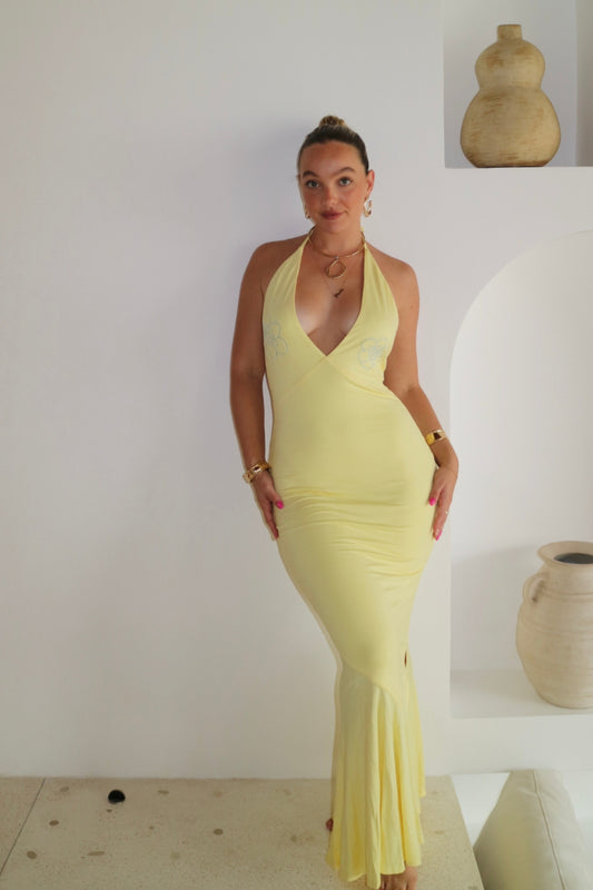 Maya Maxi Dress | Limoncello Bamboo