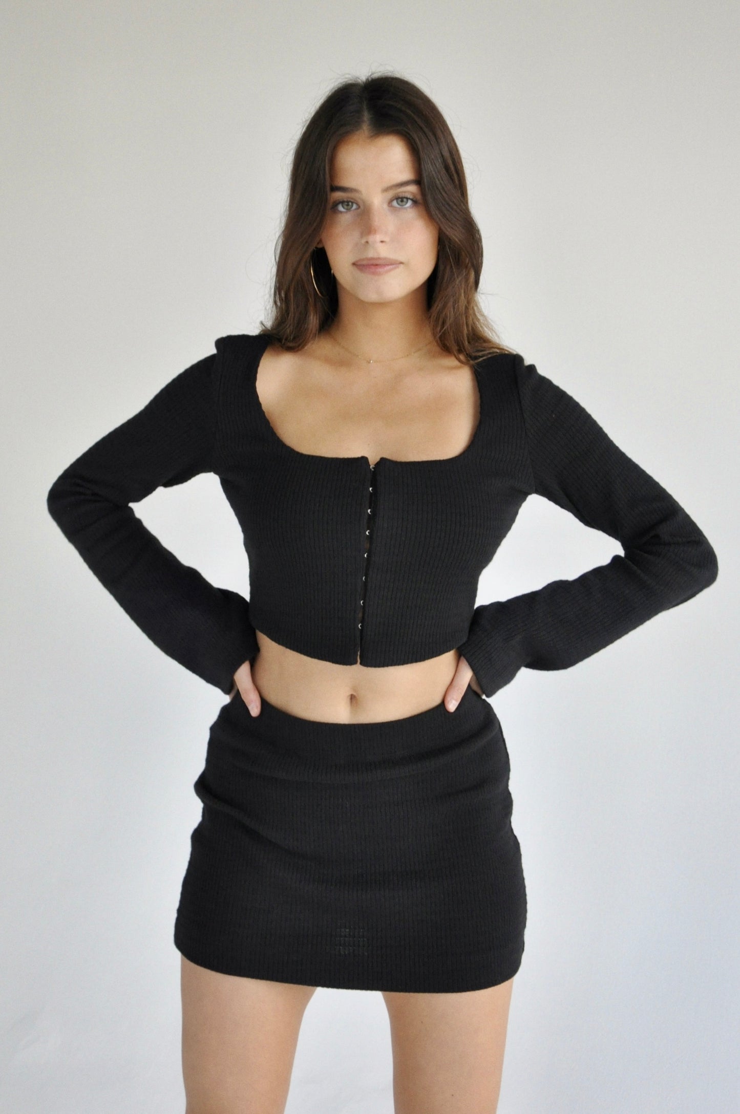 Ava corset top | Black