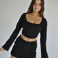 Coco Mini Skirt | Black