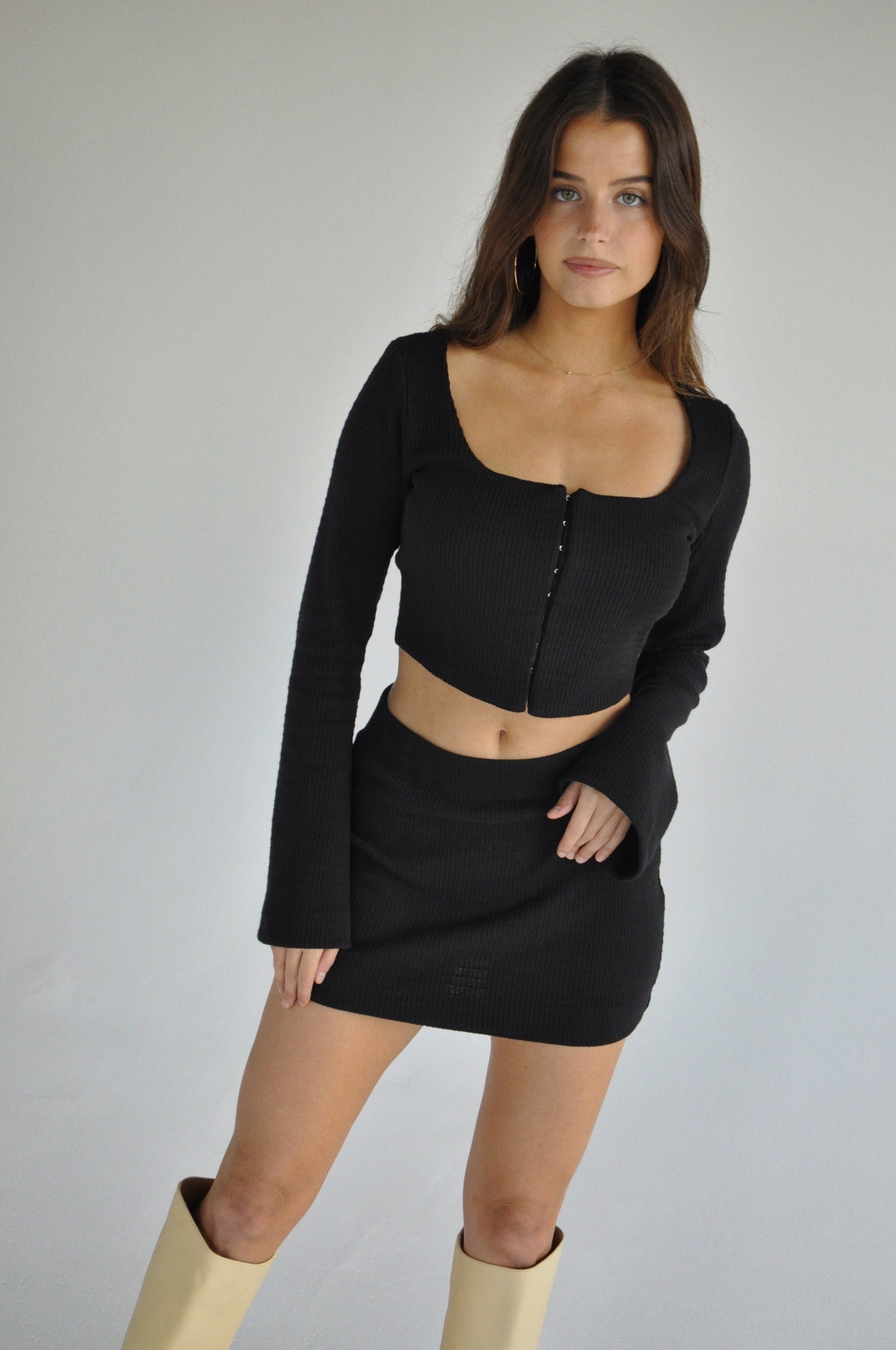 Coco Mini Skirt | Black