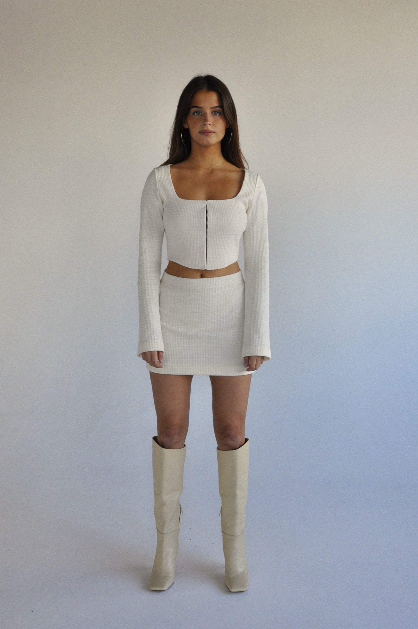 Coco Mini Skirt | Ivory