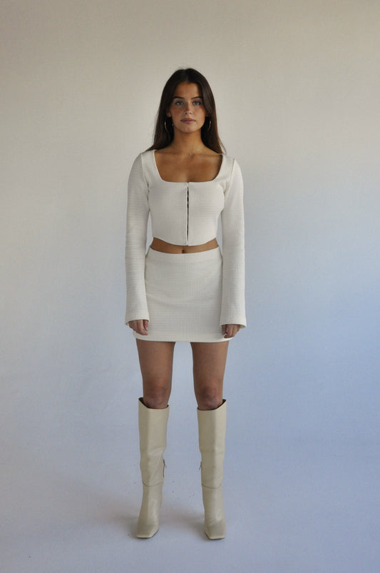 Coco Mini Skirt | Ivory